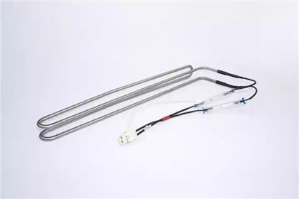 Defrost heater element for refrigeration devices
